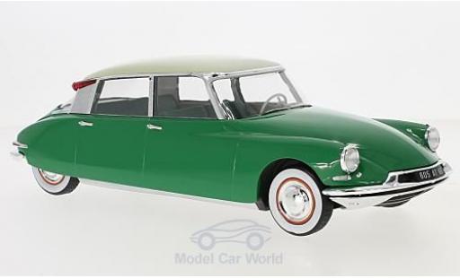 Modelauto Citroen DS 19 groen/beige 1956 1/18 Norev