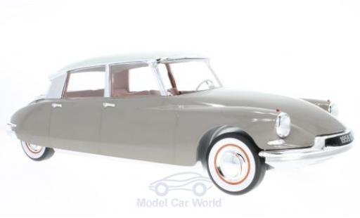 Modelauto Citroen DS 19 bruin/wit 1959 1/12 Norev