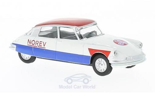 Modelauto Citroen DS 19 wit/rood Cycliste (F) 1958 1/64 Norev