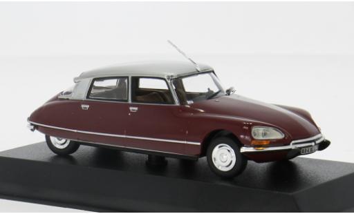 Modelauto Citroen DS 23 Pallas rood/grijs 1972 1/43 Norev