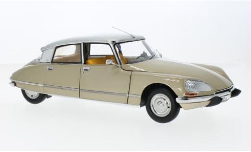 Modelauto Citroen DS 23 Pallas metallic beige/grijs 1972 1/18 Norev