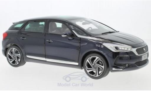 Modelauto DS Automobiles DS5 Berline Citroen DS 5 blauw 2015 1/18 Norev