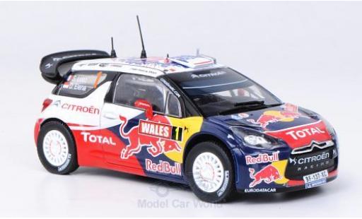 Modelauto DS Automobiles DS3 WRC Citroen No.1 Red Bull -Total Rally WM Rally Gro&Atilde;�britannien 2011 S.Loeb/D.Elena 1/43 Norev