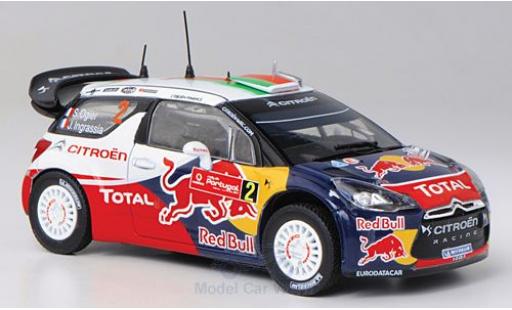 Modelauto DS Automobiles DS3 WRC Citroen No.2 Red Bull Total Rally WM Rally Portugal 2011 S.Ogier/J.Ingrassia 1/43 Norev