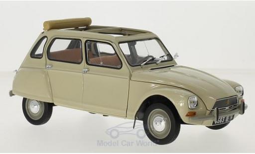 Modelauto Citroen Dyane Berline 6 beige 1970 1/18 Norev