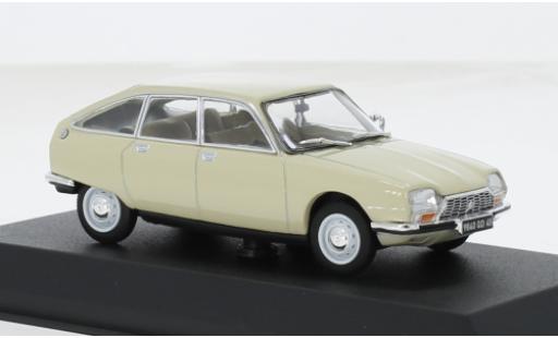 Modelauto Citroen GS Berline beige 1971 1/43 Norev