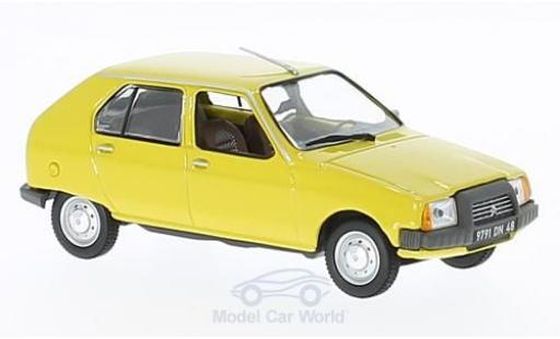 Modelauto Citroen Visa Club geel 1979 1/43 Norev