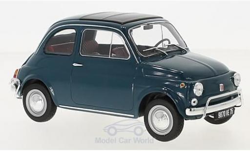 Modelauto Fiat 500 L blauw 1968 1/18 Norev