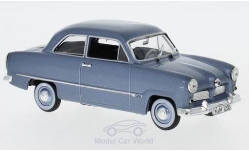 Modelauto Ford 12M Berline metallic blauw 1954 1/43 Norev