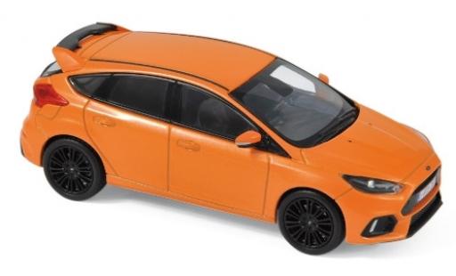 Modelauto Ford Focus RS metallic oranje 2018 1/43 Norev