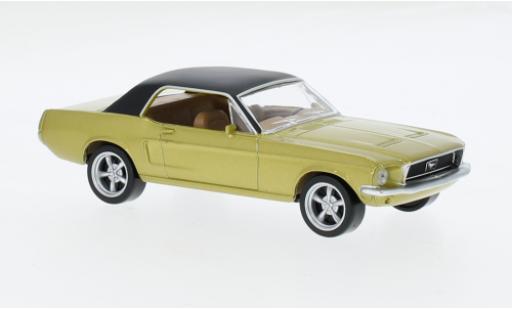Modelauto Ford Mustang Hardtop gold/zwart 1968 1/43 Norev