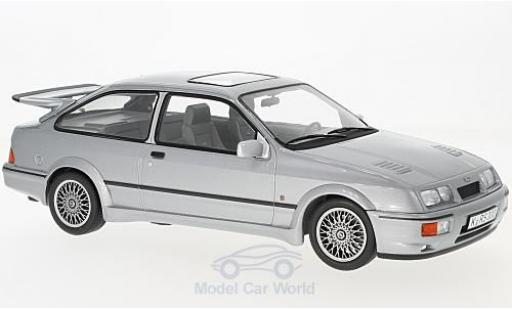Modelauto Ford Sierra Cosworth RS metallic grijs 1986 1/18 Norev