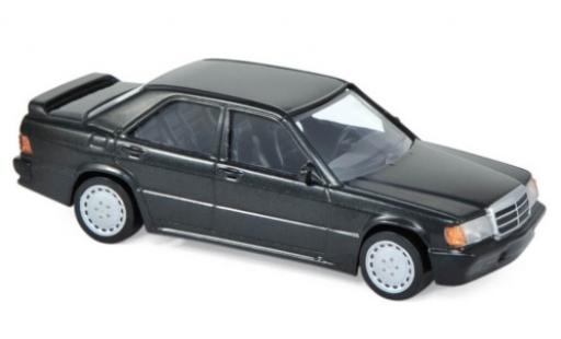 Modelauto Mercedes 190 Base E 2.3-16 (W201) metallic zwart 1984 Jetcar 1/43 Norev