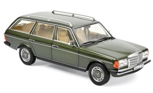 Modelauto Mercedes 200 Coupe T (S123) metallic groen 1982 1/18 Norev