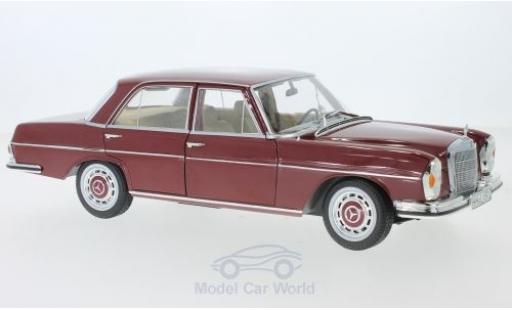 Modelauto Mercedes 280 Base SE rood 1968 1/18 Norev