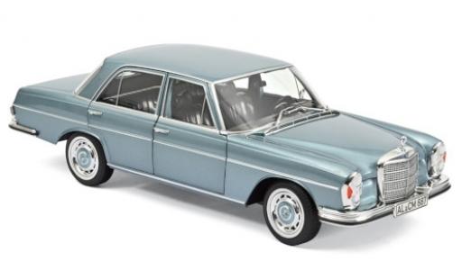 Modelauto Mercedes 280 Base SE (W108) metallic blauw 1968 1/18 Norev