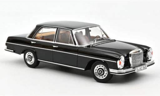 Modelauto Mercedes 280 Base SE (W108) zwart 1968 1/18 Norev