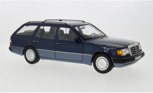 Modelauto Mercedes 300 Coupe TD (S124) blauw 1990 1/18 Norev