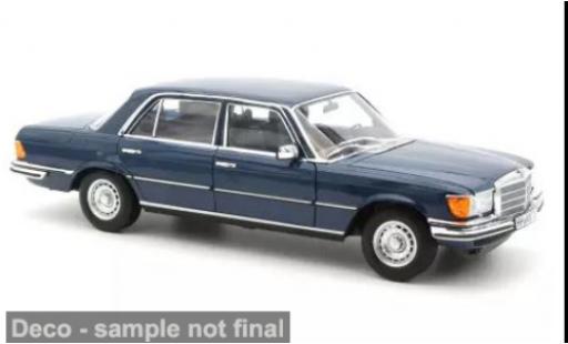 Modelauto Mercedes 350 Base SEL blauw 1979 1/18 Norev