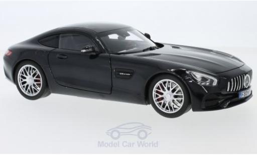Modelauto Mercedes AMG GT GT S metallic zwart 2018 1/18 Norev