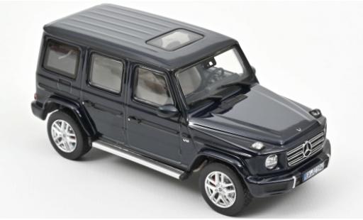Modelauto Mercedes Classe G Base metallic blauw 2018 1/43 Norev
