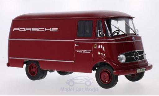 Modelauto Mercedes L319 Base Porsche Renndienst 1955 T&Atilde;&frac14;ren en Hauben gesloten 1/18 Norev