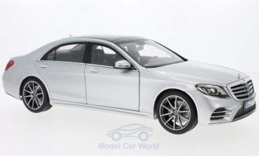 Modelauto Mercedes S AMG S-Class Line grijs 2018 1/18 Norev