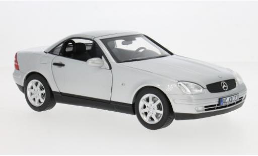 Modelauto Mercedes SLK Base (R170) grijs 1996 1/18 Norev