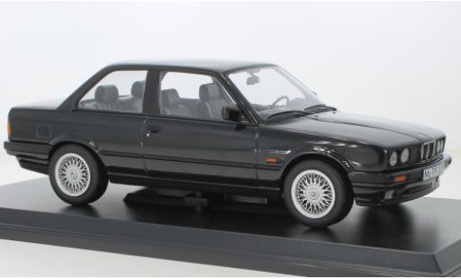 Modelauto Bmw 325 coupe i (E30) metallic zwart 1988 1/18 Norev