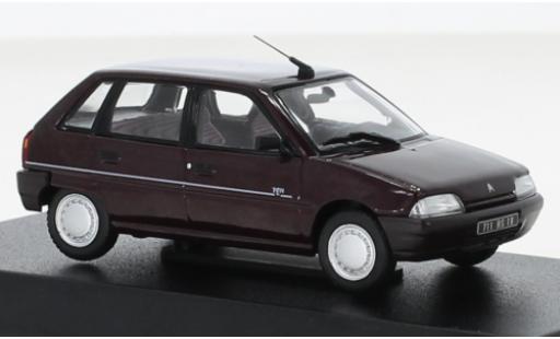 Modelauto Citroen AX TEN metallic rood 1992 1/43 Norev