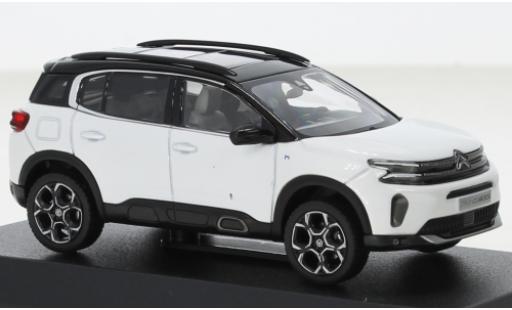 Modelauto Citroen C5 Aircross SUV Aircross metallic wit/zwart 2022 1/43 Norev