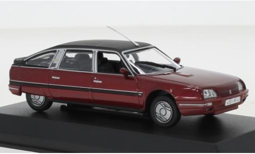 Modelauto Citroen CX Turbo 2 2 Prestige metallic rood fonc&Atilde;&copy;/zwart 1986 1/43 Norev