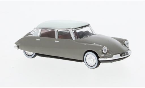 Modelauto Citroen DS 19 grijs/wit 1959 1/87 Norev