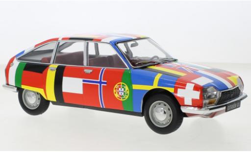 Modelauto Citroen GS Berline Flags Dekor 1972 1/18 Norev