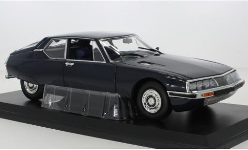 Modelauto Citroen SM Coupe blauw fonc&Atilde;&copy; 1972 1/18 Norev
