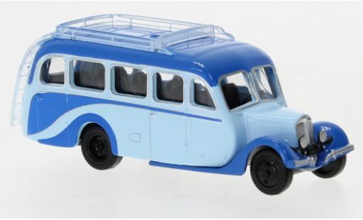 Modelauto Citroen U23 Bus Autocar blauw/blauw 1947 1/87 Norev