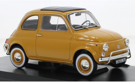 Modelauto Fiat 500 L geel 1968 1/18 Norev
