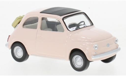 Modelauto Fiat 500 F roze 1965 1/43 Norev