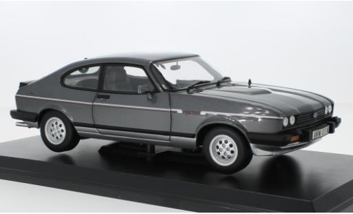 Modelauto Ford Capri 2.8i MK III 2.8 Injection metallic grijs/d RHD 1981 1/18 Norev