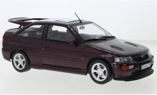 Modelauto Ford Escort Cosworth RS metallic paars 1992 1/18 Norev