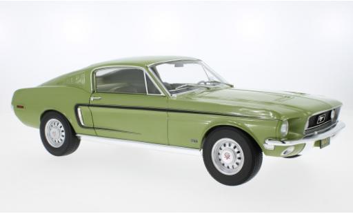 Modelauto Ford Mustang Fastback GT metallic la chaux 1968 1/12 Norev