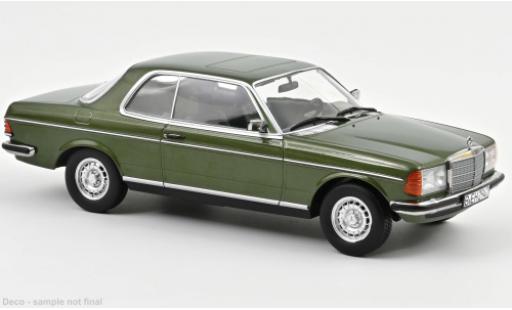 Modelauto Mercedes 280 Coupe CE (C123) metallic groen 1980 1/18 Norev