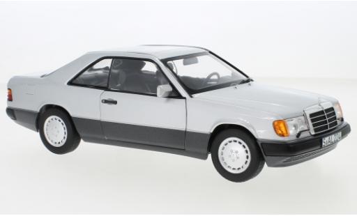 Modelauto Mercedes Classe E Coupe 300 CE-24 (C124) grijs 1990 1/18 Norev
