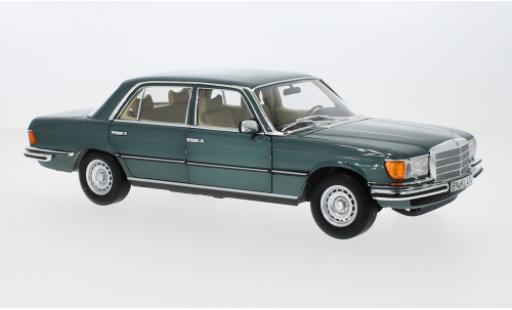 Modelauto Mercedes 450 Base SEL 6.9 (W116) metallic turquoise 1979 1/18 Norev