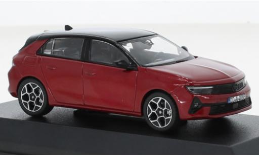 Modelauto Opel Astra Base L metallic rood/zwart 2022 1/43 Norev