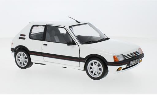 Modelauto Peugeot 205 GTI 1.9 wit 1989 1/18 Norev