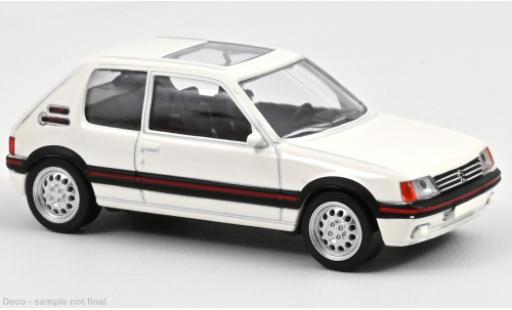 Modelauto Peugeot 205 GTI wit 1986 1/43 Norev