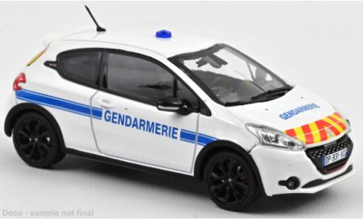 Modelauto Peugeot 208 GTi 30TH Gendamerie (F) 2014 1/43 Norev