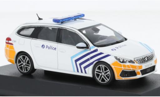 Modelauto Peugeot 308 SW Politie (BE) 2018 1/43 Norev