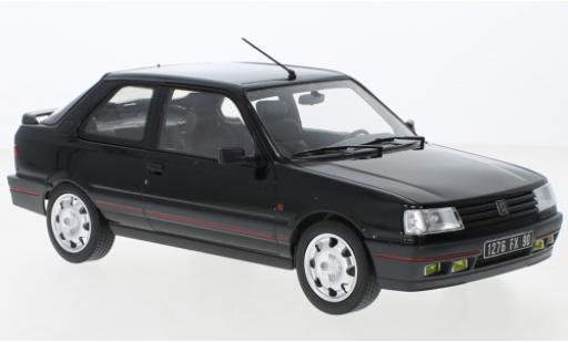 Modelauto Peugeot 309 GTI zwart 1990 1/18 Norev